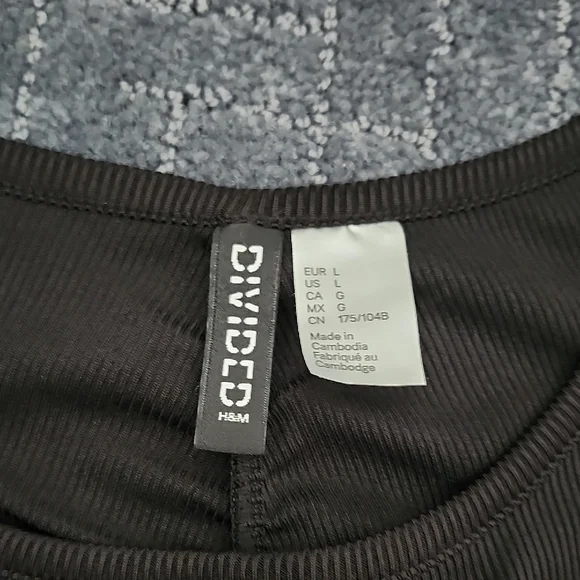 H&M Black Ruched Mini Dress - Picture 2 of 2